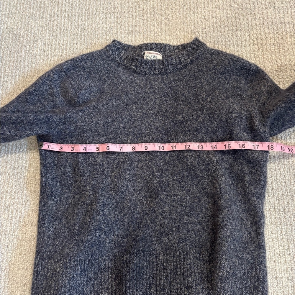 J. Crew Men's Charcoal Crewneck Sweater